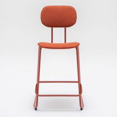 Gestoffeerde hoge kruk Ace