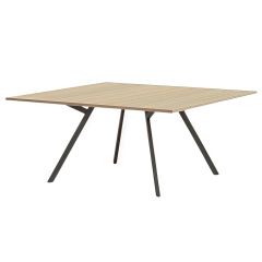 Vierkante vergadertafel Ypsilon - rechthoekige poot