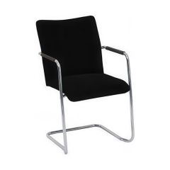 Vergaderstoel Alpha - Sledeframe zwart