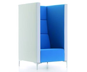 Hoge akoestische fauteuil Cara