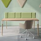 Akoestische stoffen scheidingswand - 112 cm