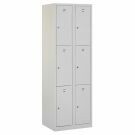Lockerkast Basic - 6-deurs - 2 delig