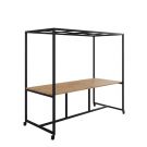 Verrijdbare vergadertafel Olka 90 cm hoog - 240 x 100 cm