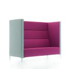 Akoestische bank Cara hoog - 3-zits