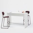 Hoge houten tafel Roza - 160 x 70 cm