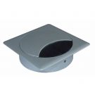 Kabeldoorvoer Ret - RVS-finish