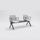 Wachtbank Lennon - 2-zits met tafel