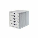 Postkast met 5 vakken HAN - Lichtgrijs