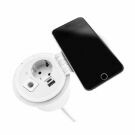 Verzinkbare Stekkerdoos Tan - Wit