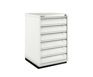 Bisley F-Serie Ladekast 6 laden - Verkeerswit
