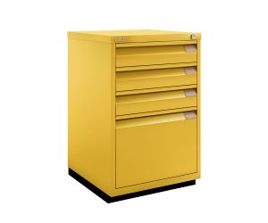 Bisley F-Serie ladekast 4 laden - Geel