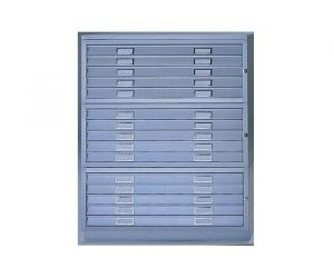 Bisley Tekeningkast A1 - 15 laden - Zilver (nieuw in verpakking)