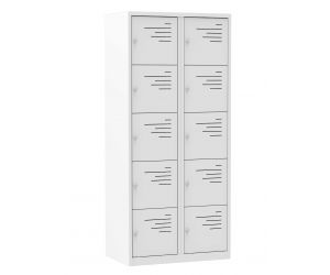 Lockerkast Stripe - 10-deurs - 2 delig