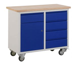 Mobiele werkbank - 5 laden