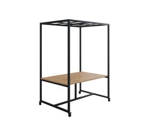 Verrijdbare vergadertafel Olka 75 cm hoog - 160 x 100 cm