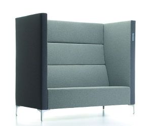 Akoestische bank Cara hoog 2,5-zits