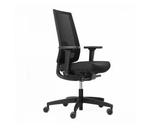 Dauphin Indeed Bureaustoel Netbespanning - Zwart