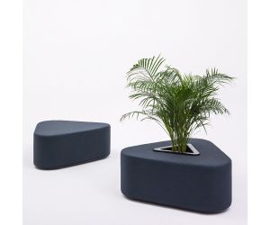 Driehoekige poef Triango