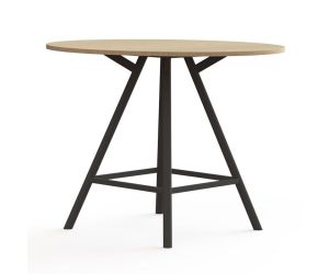 Hoge vergadertafel Ypsilon rond