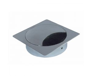 Kabeldoorvoer Ret - Chroom-glans