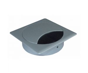 Kabeldoorvoer Ret - RVS-finish