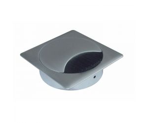 Kabeldoorvoer Ret - Chroom-mat