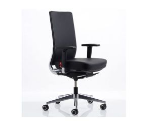 KOHL Anteo Alu Airseat bureaustoel (echt leder)