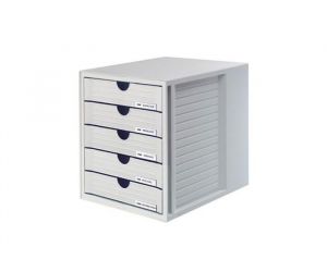 Postkast met 5 vakken HAN - Lichtgrijs