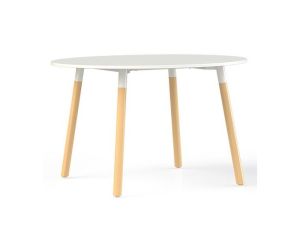 Bijzettafel met massief beuken frame