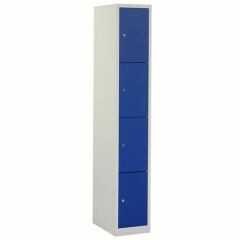 Lockerkast Basic 4 deurs blauw
