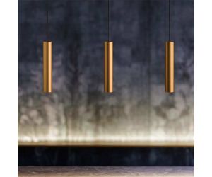 Design hanglamp tubes goud
